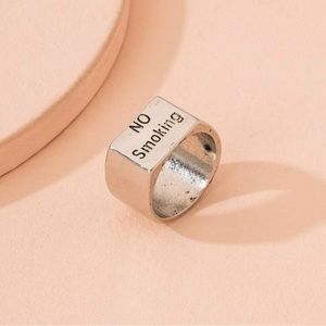 “NO SMOKING” ring